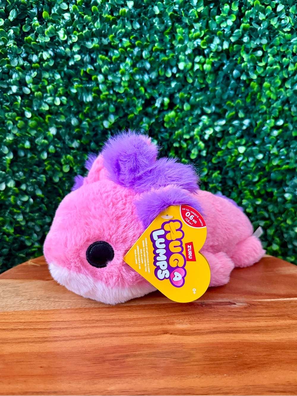 Zuru Hug-A-Lumps Fuzzy Ally the Axolotl Weighted Plush